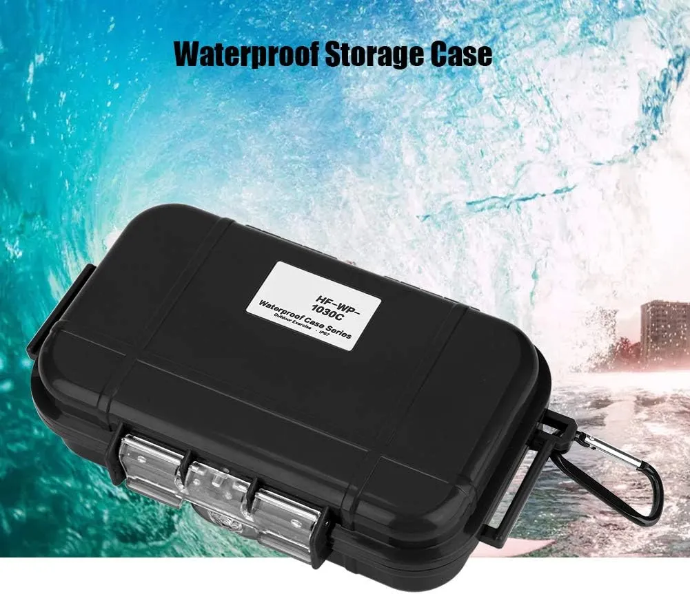 Estink Waterproof Storage Case, Outdoor Survival Shockproof Waterproof Storage Case Airtight Carry Box Container for Outdoor Tool Carrying and Protecting