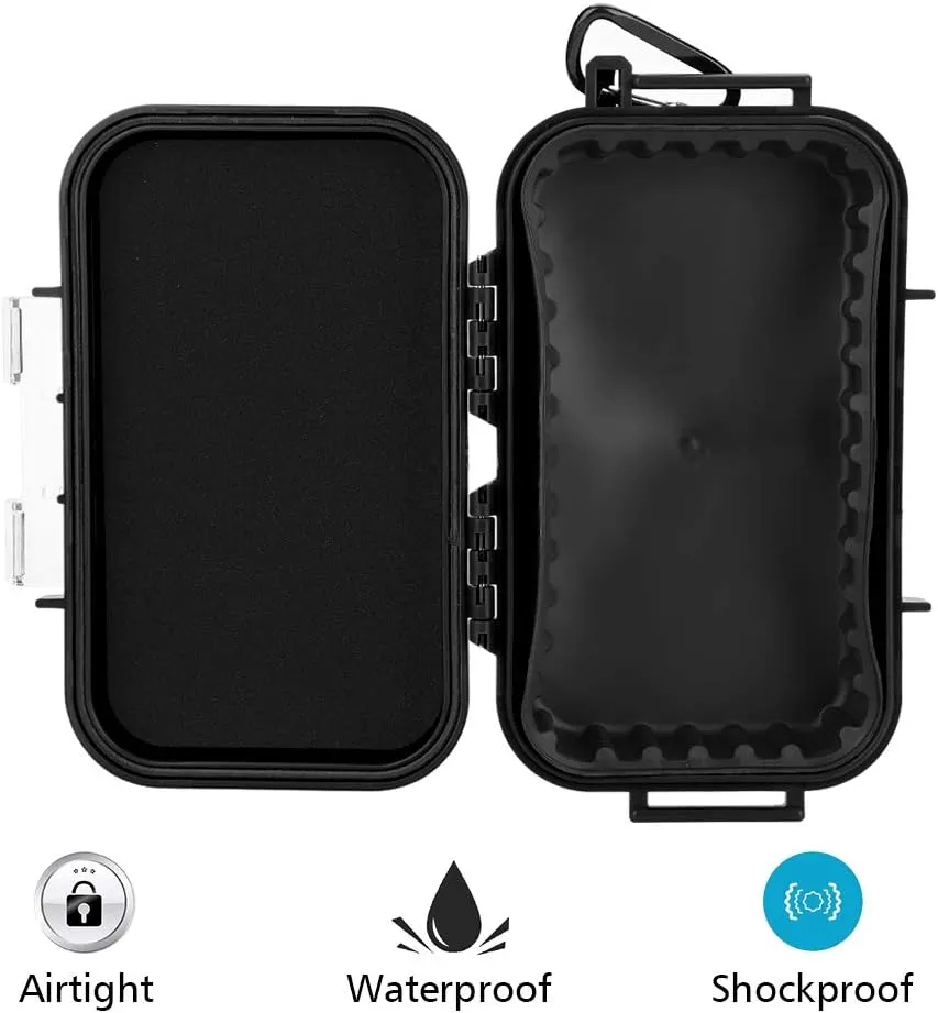 Estink Waterproof Storage Case, Outdoor Survival Shockproof Waterproof Storage Case Airtight Carry Box Container for Outdoor Tool Carrying and Protecting