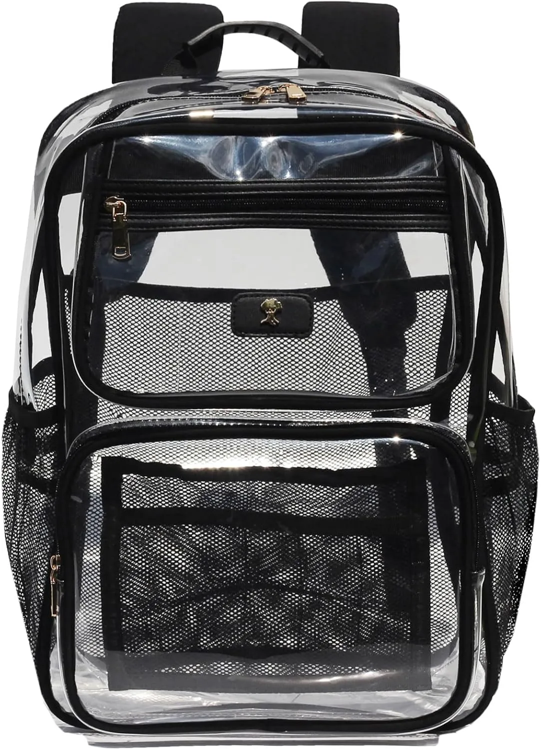 ESVAN Clear Backpack Transparent Stadium Approved See Through Backpack for Middle College Laptop Bag