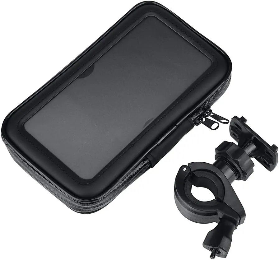 EVTSCAN Waterproof Bike Bag Holder, Bike Motorbike Handlebar Mount Holder Waterproof Bag Case Accessory for Phone GPS