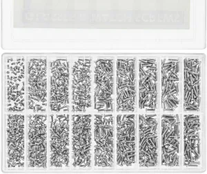 Ewatchparts 900 Assorted Micro Watch Screw Compatible With Watches And Eye Glass Stainless Steel