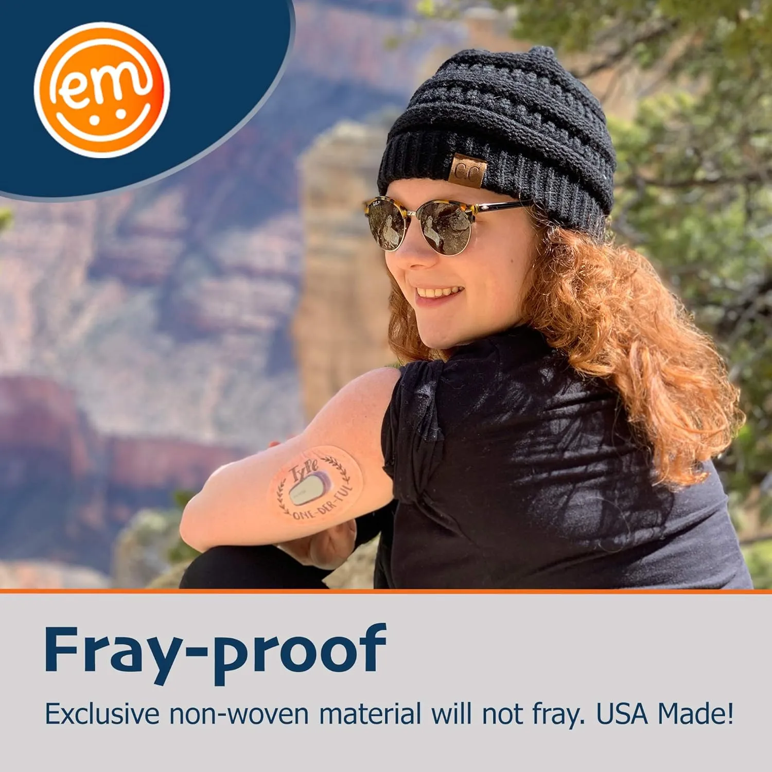 ExpressionMed - Adhesive Patch for Freestyle Libre (5-Pack) - Made in The USA, Waterproof, Split Backing, CGM Tape (Animal Fun Variety Pack)