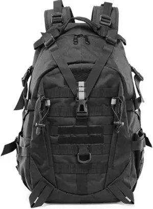 Eysee 25L Nylon Fabric Backpack, Outdoor Backpack, Camping Hiking Backpack,Trekking Daypack, Black, 31 cm (L)*50 cm (H)*16 cm (W)