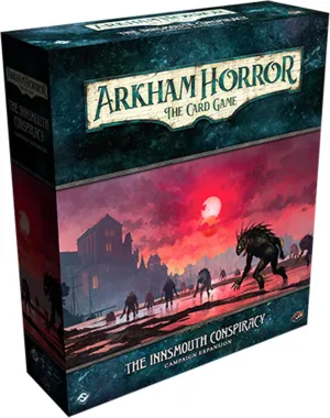 Fantasy Flight Games Arkham Horror The Card Game The Innsmouth Conspiracy Campaign Expansion - Exciting Flashback Mechanics! Cooperative LCG, Ages 14 , 1-4 Players, 1-2 Hr Playtime, Made