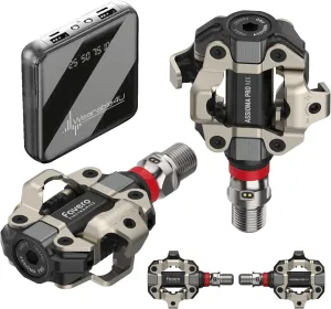 Favero ASSIOMA PRO MX Series Power Meter Pedals with Power Bank Bundle