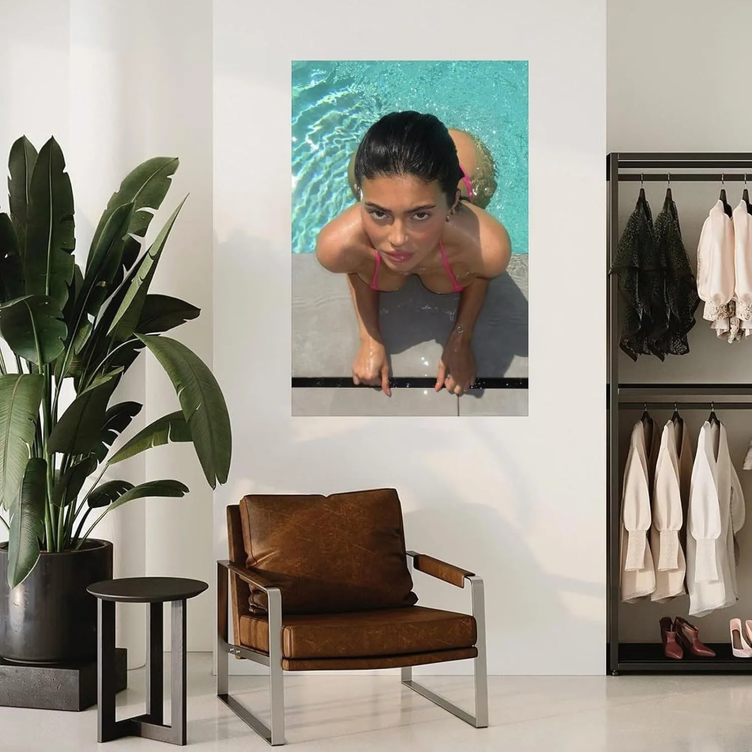 FCXVNXC Sexy Model Kylie Jenner Poster Kylie Jenner Fashion Poster (3) Canvas Painting Posters And Prints Wall Art for Living Room Bedroom Decor 16x24inch(40x60cm)