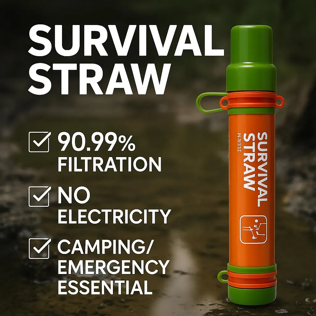 Filtertech New Survival Straw 5000L