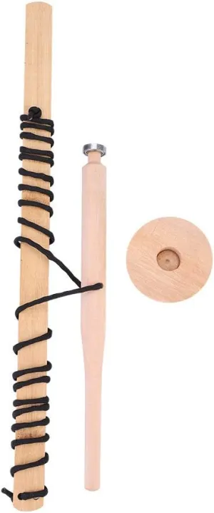 Fire Making Survival Tool Lightweight Wood Drilling Ignitor for Outdoor Camping, Hiking, ParentChild Interaction - 1 Set