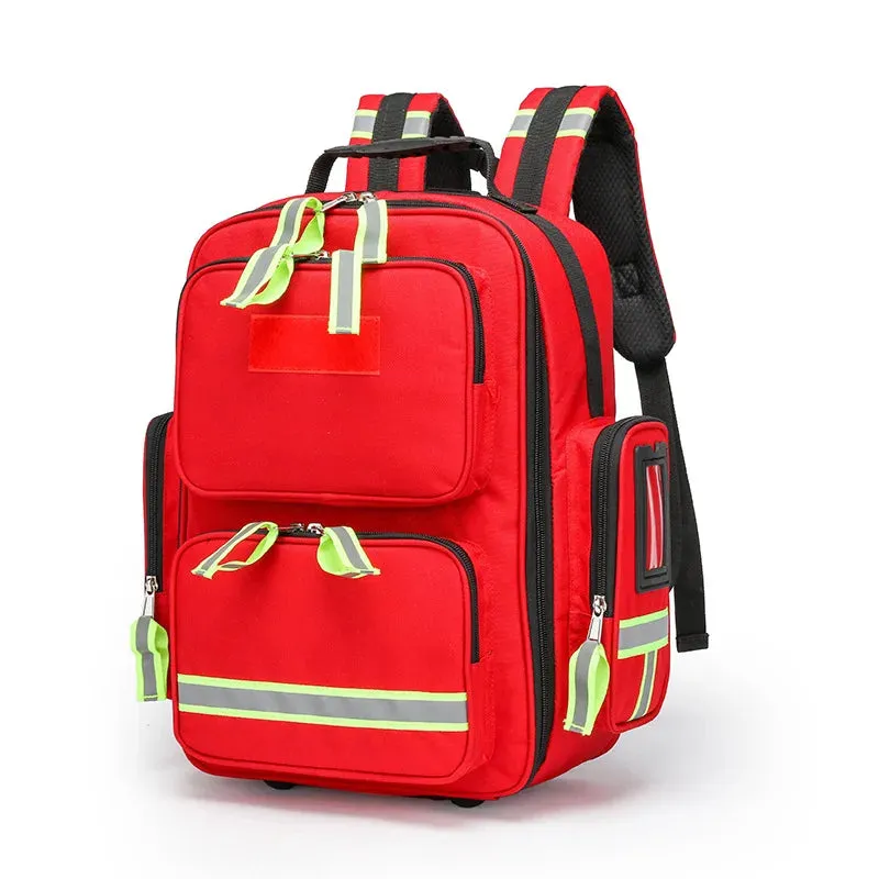 First Aid Kits Emergency Rescue Backpack - Large Capacity Sorted Storage for Outdoor Camping and Survival