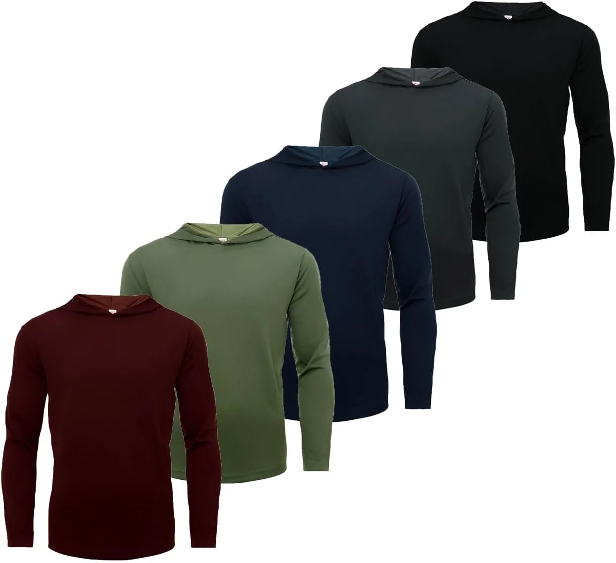 Fishing Hoodies for Men Athletic Lightweight Long Sleeve Shirts Pullover Workout Hoodies