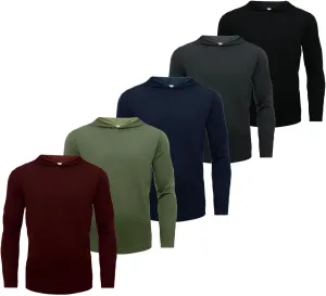 Fishing Hoodies for Men Athletic Lightweight Long Sleeve Shirts Pullover Workout Hoodies