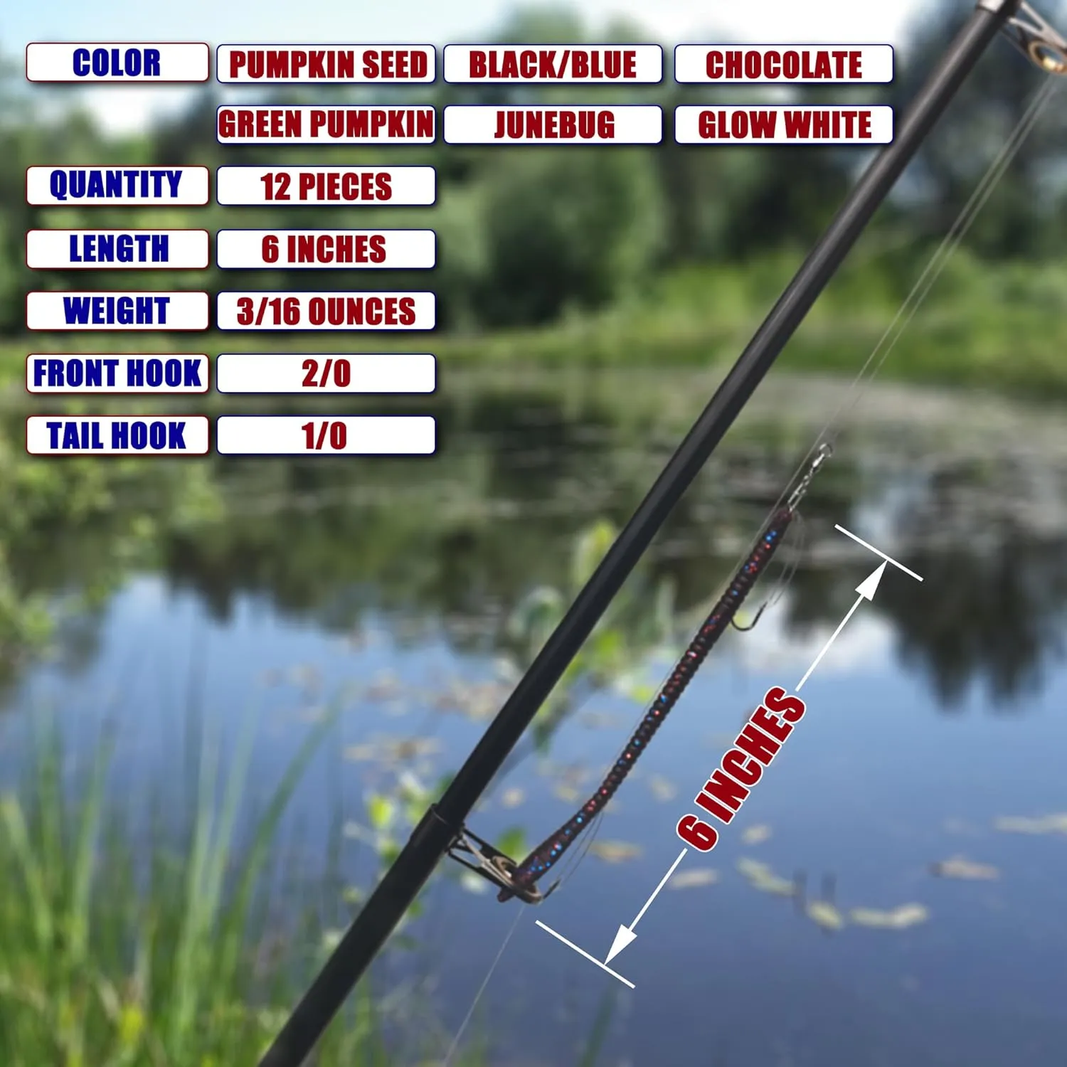 Fishing Lures Bass Lures, Weedless Pre Rigged Bionic Sinking Bass Fishing Lure Soft Plastic Swimbaits for Trout, Walleye, Crappie, Fishing Worm Swim Baits Minnows for Saltwater Freshwater