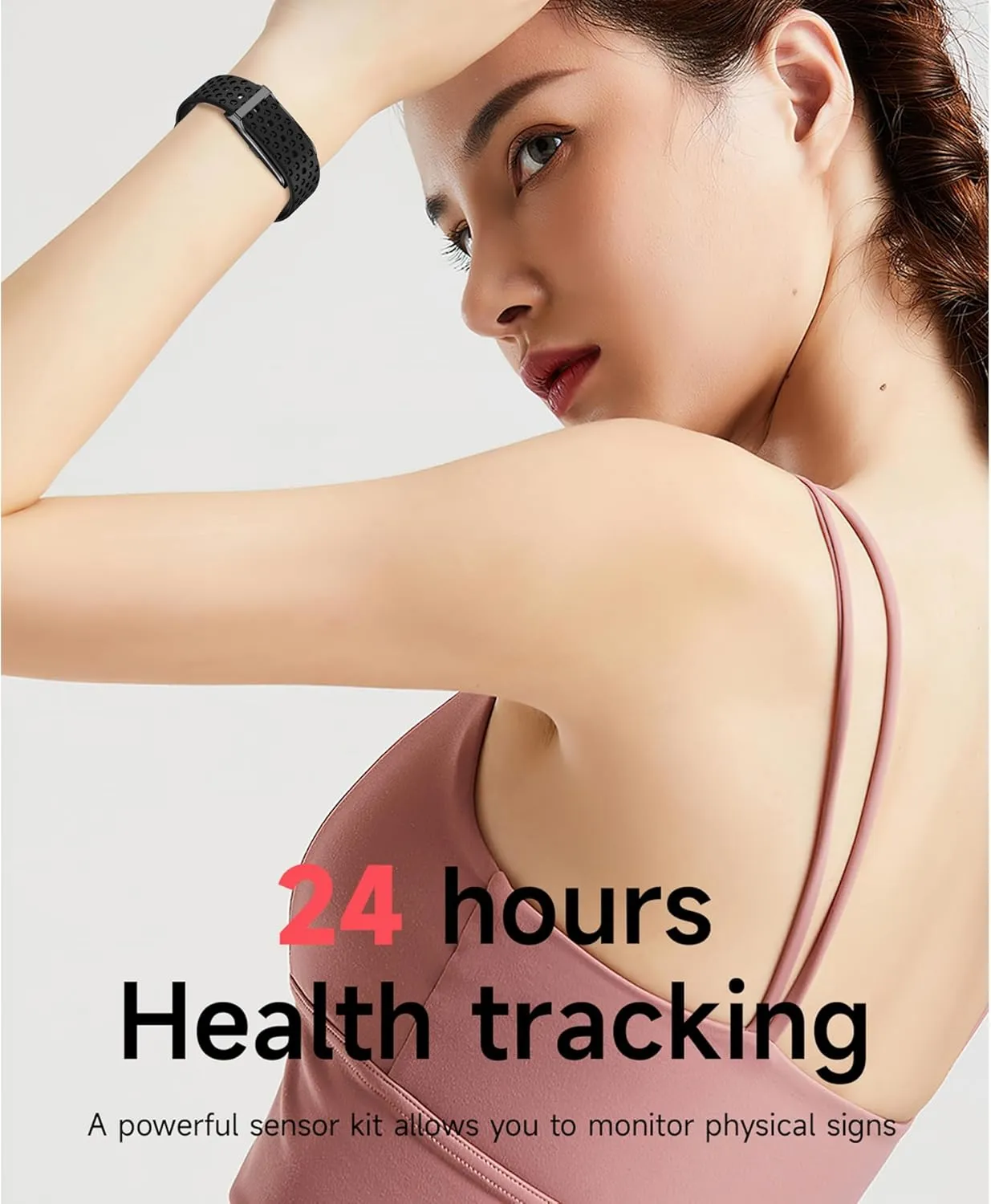 Fitness Activity Tracker, Wearable Health Tracker Wristband Measures Heart Rate, Sleep, Stress, Automatic Health Data Measurement All Day, 120  Exercise Modes, Wearable Health Tracker with GPS