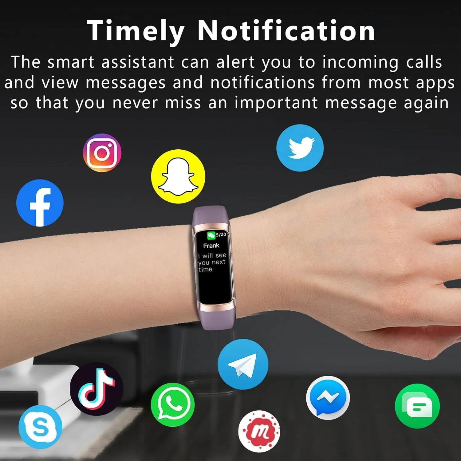Fitness Tracker with 24/7 Blood Oxygen Heart Rate and Sleep Monitor,IP68 Waterproof,1.10''AMOLED Touch Color Screen,Step Counter Health Activity Trackers for Women Men