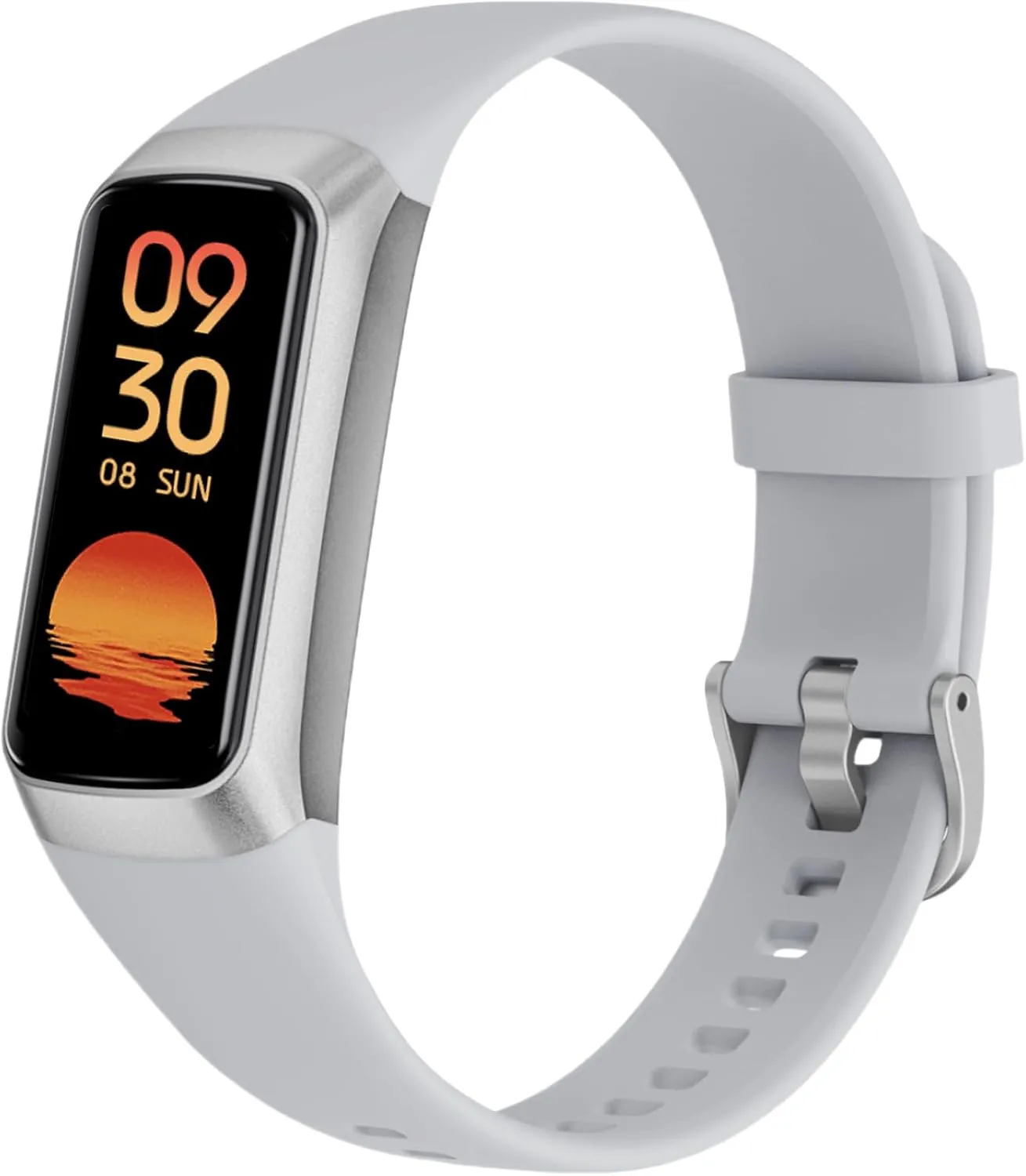 Fitness Tracker with Heart Rate Monitor, 1.1" AMOLED Screen Smart Watch, Activity Tracker, Pedometer, Sports Bracelet with Calorie Counter, Sleep Monitor, 5ATM Waterproof for Women Men
