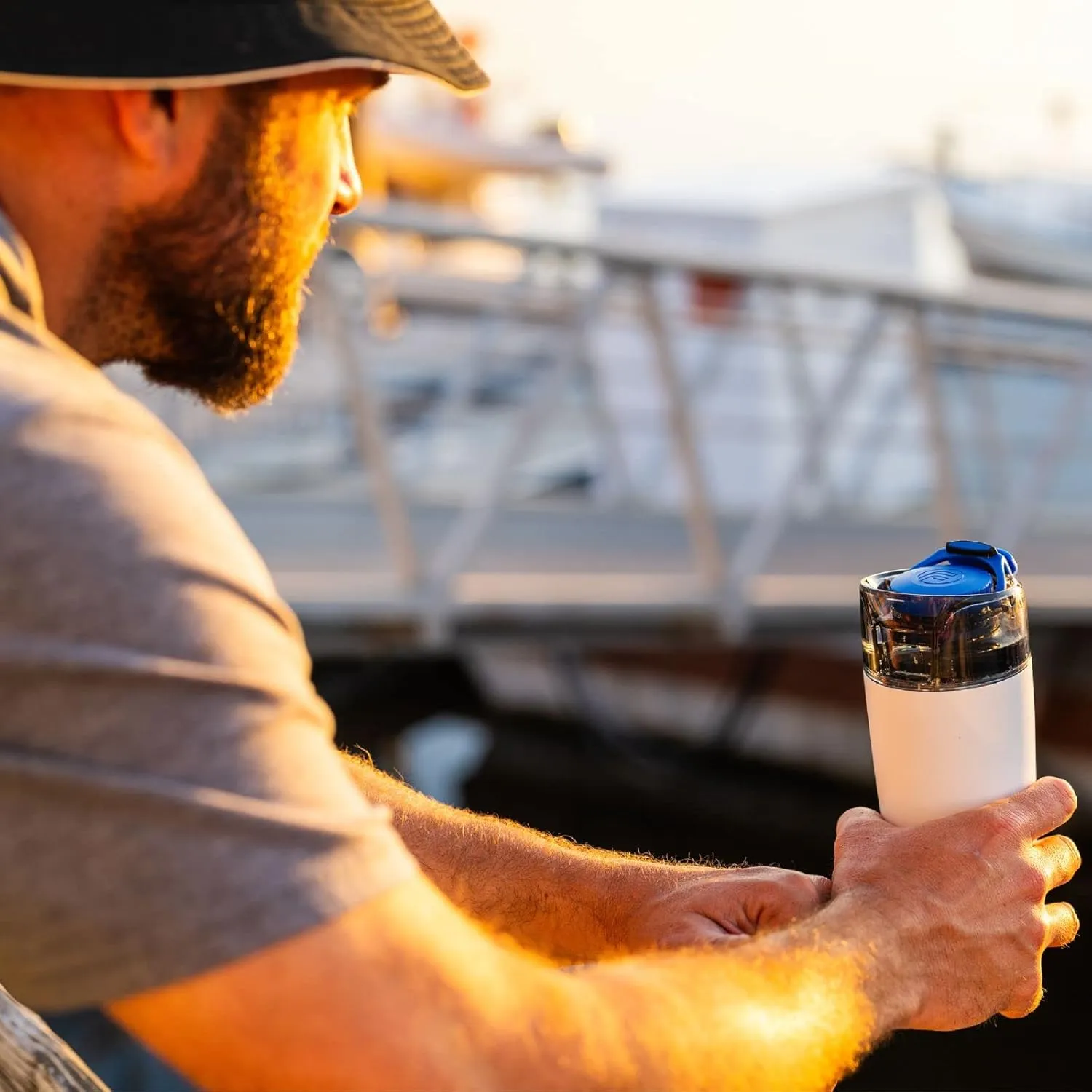 FlasKap Madic 6oz Drinking System: Compatible with Most 20oz Tumblers, Mixed Drink Well Attachment, Leak Proof Lid