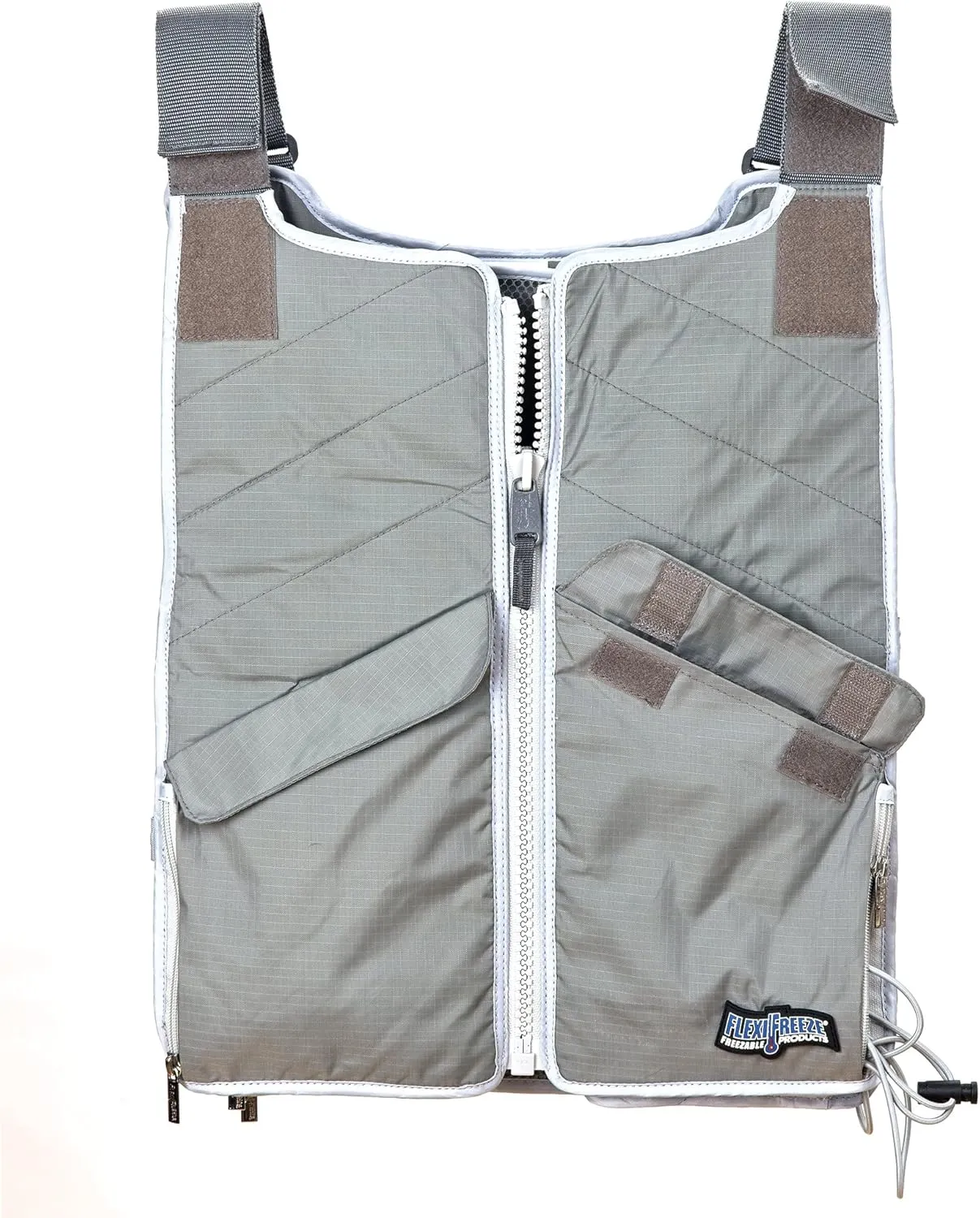 FlexiFreeze Ice Vest Professional Cooling Kit - Cooling Vest with Additional Refill Panel and Travel Cooler