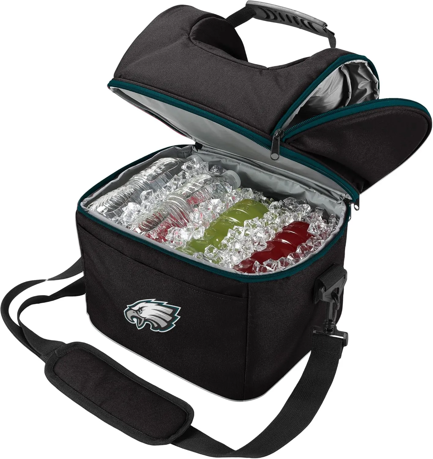 FOCO NFL Unisex-Adult NFL Team Logo Solid Double Compartment Cooler
