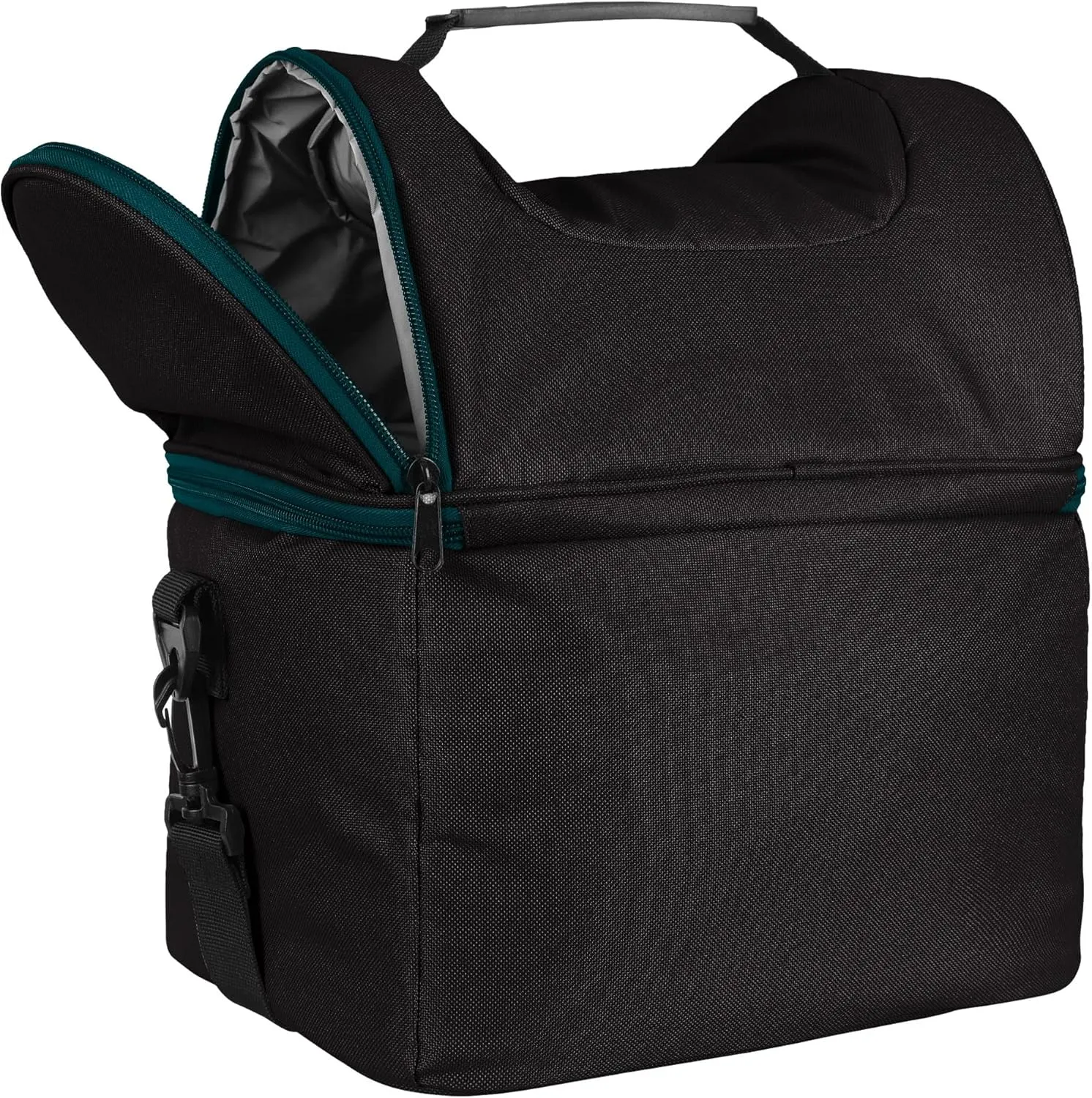 FOCO NFL Unisex-Adult NFL Team Logo Solid Double Compartment Cooler