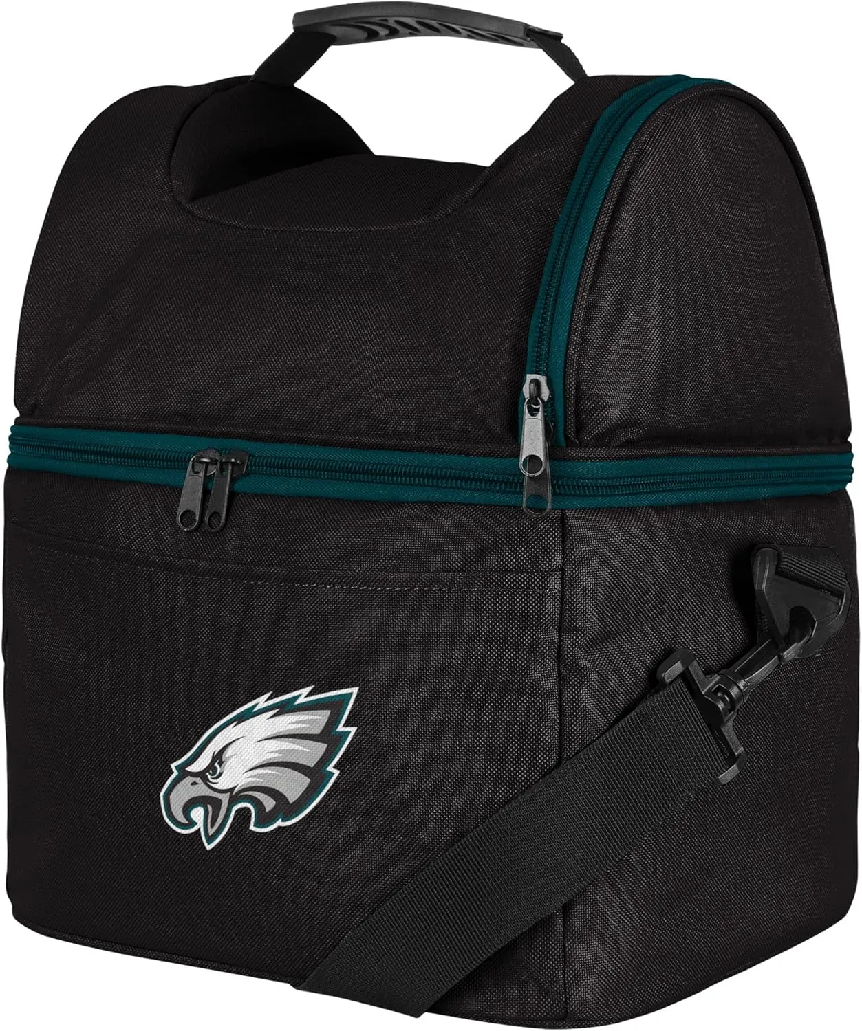 FOCO NFL Unisex-Adult NFL Team Logo Solid Double Compartment Cooler