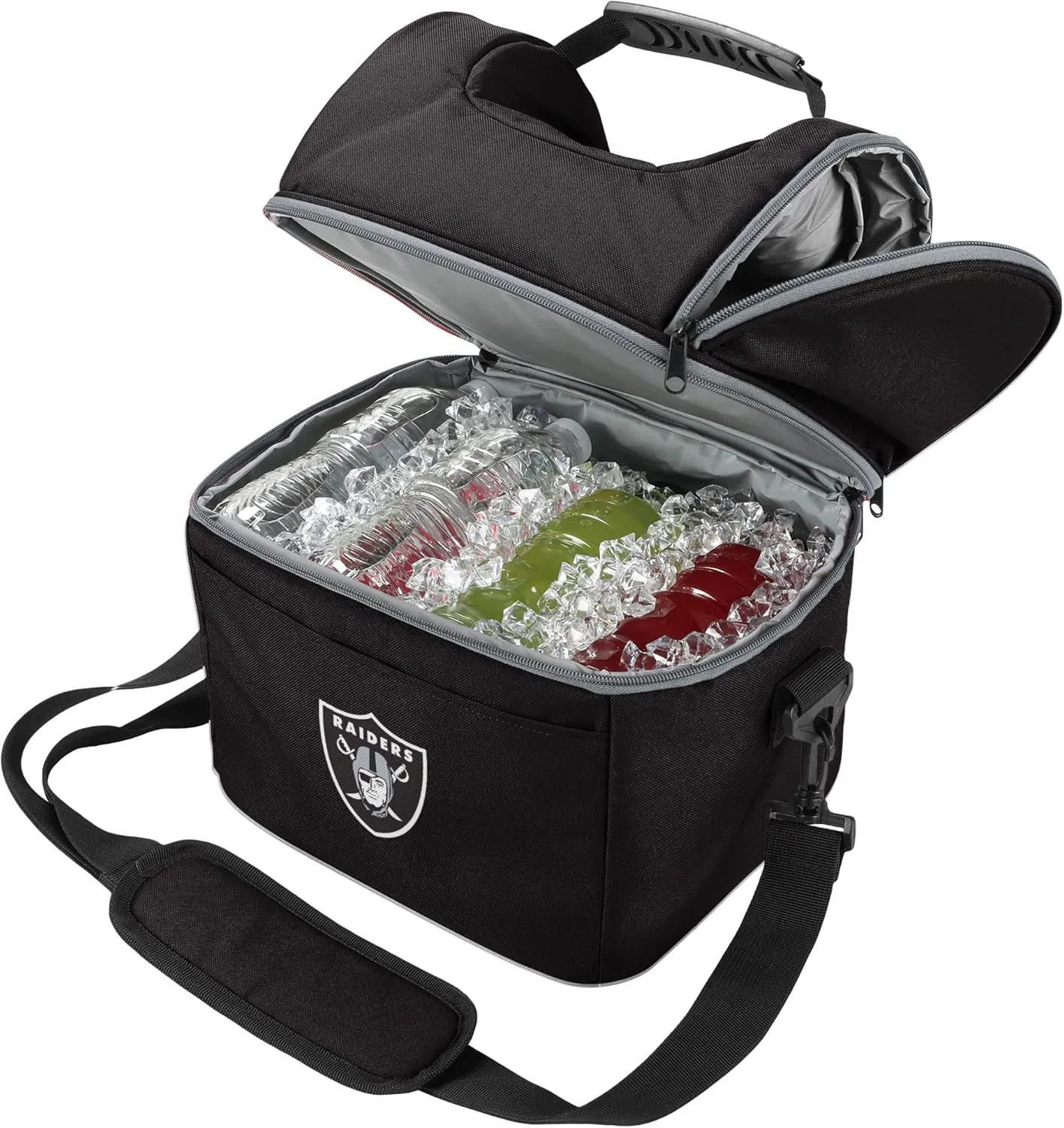 FOCO NFL Unisex-Adult NFL Team Logo Solid Double Compartment Cooler
