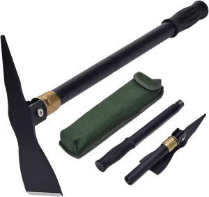 Folding Shovel - Multi-Function Foldings Spade, Survival Shovels Portable Tools | Lightweight Carry Pouch Outdoor, Digging Shovels Accessories Hoe Survival Tools for Camping Hiking