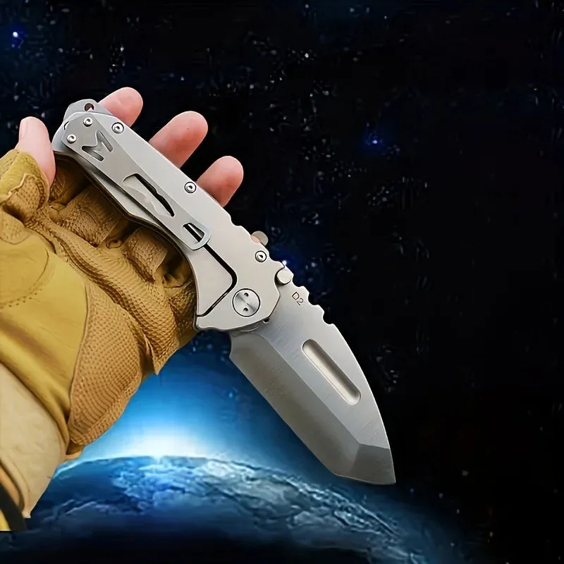 Folding Survival Knife with Stainless Steel Blade for Outdoors