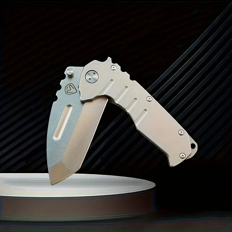 Folding Survival Knife with Stainless Steel Blade for Outdoors