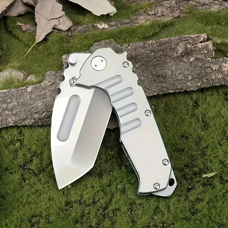 Folding Survival Knife with Stainless Steel Blade for Outdoors