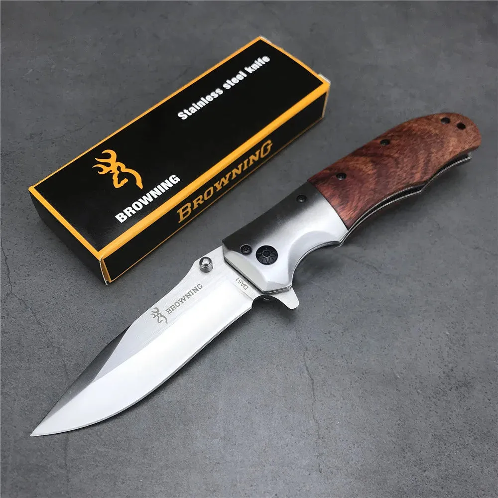 Folding Tactical Pocket Knife – High-Hardness Outdoor Survival Knife