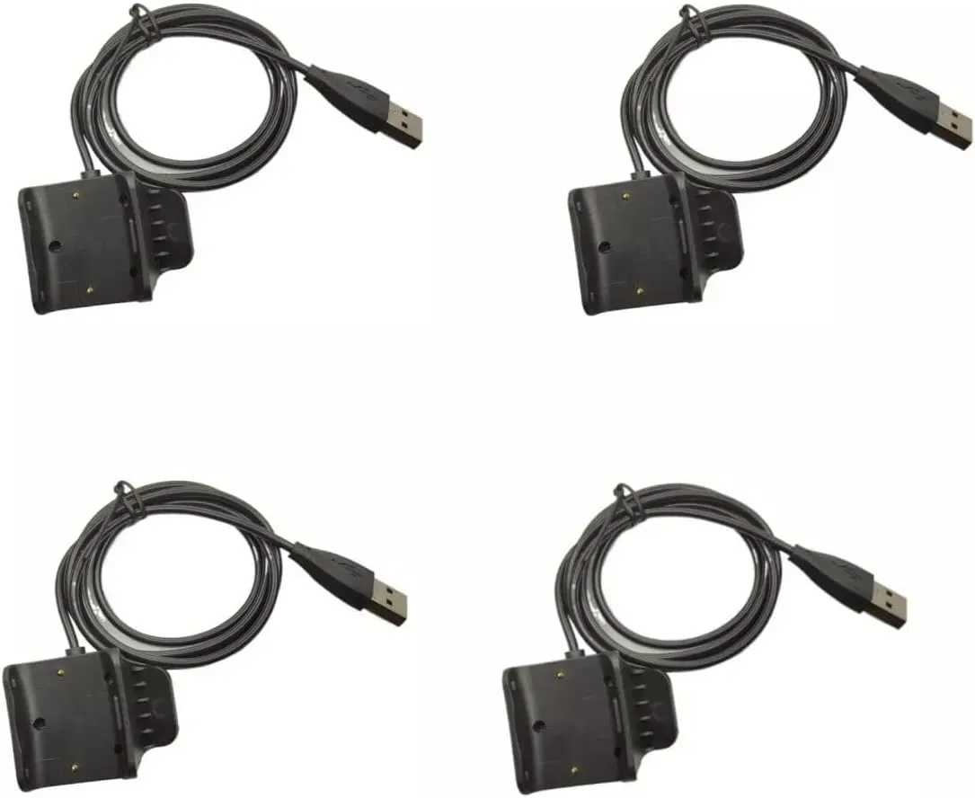 for 4pcs Garmin Delta Sport Delta Upland Delta XC Training Dog Collars Anti Barking Collar Charger Clip with USB Cable