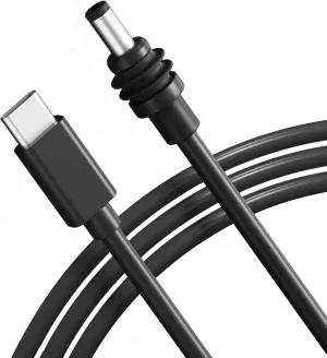 for Starlink Mini Cable 16.4FT/5M Direct to USB-C, 140W DC Male to Type-C Male Waterproof Compatible with Power Bank 60W  PD Source Waterproof Outdoor Black 18AWG