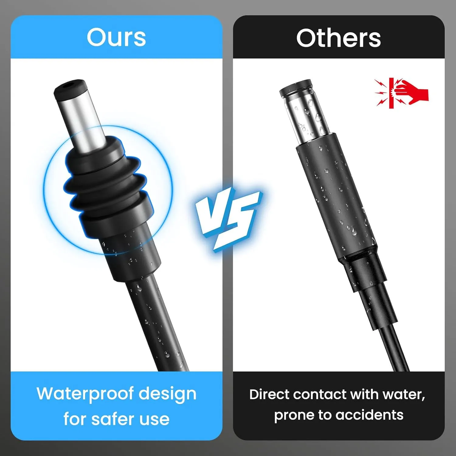 for Starlink Mini Cable 16.4FT/5M Direct to USB-C, 140W DC Male to Type-C Male Waterproof Compatible with Power Bank 60W  PD Source Waterproof Outdoor Black 18AWG