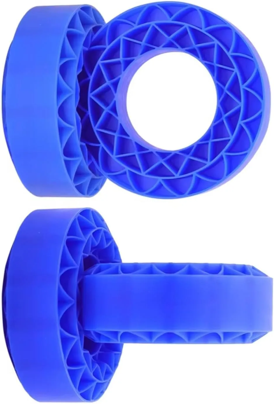 for TRX4 for SCX10 III CJ-7 for Capra for BRX01 TF2 GEN8 1/10 Tire Soft Silicone Anti-Bubble Liner 1.9 Inch 106x42mm RC Crawler Rig RC Car Repair Kit(Blue)