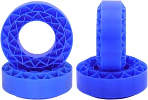 for TRX4 for SCX10 III CJ-7 for Capra for BRX01 TF2 GEN8 1/10 Tire Soft Silicone Anti-Bubble Liner 1.9 Inch 106x42mm RC Crawler Rig RC Car Repair Kit(Blue)