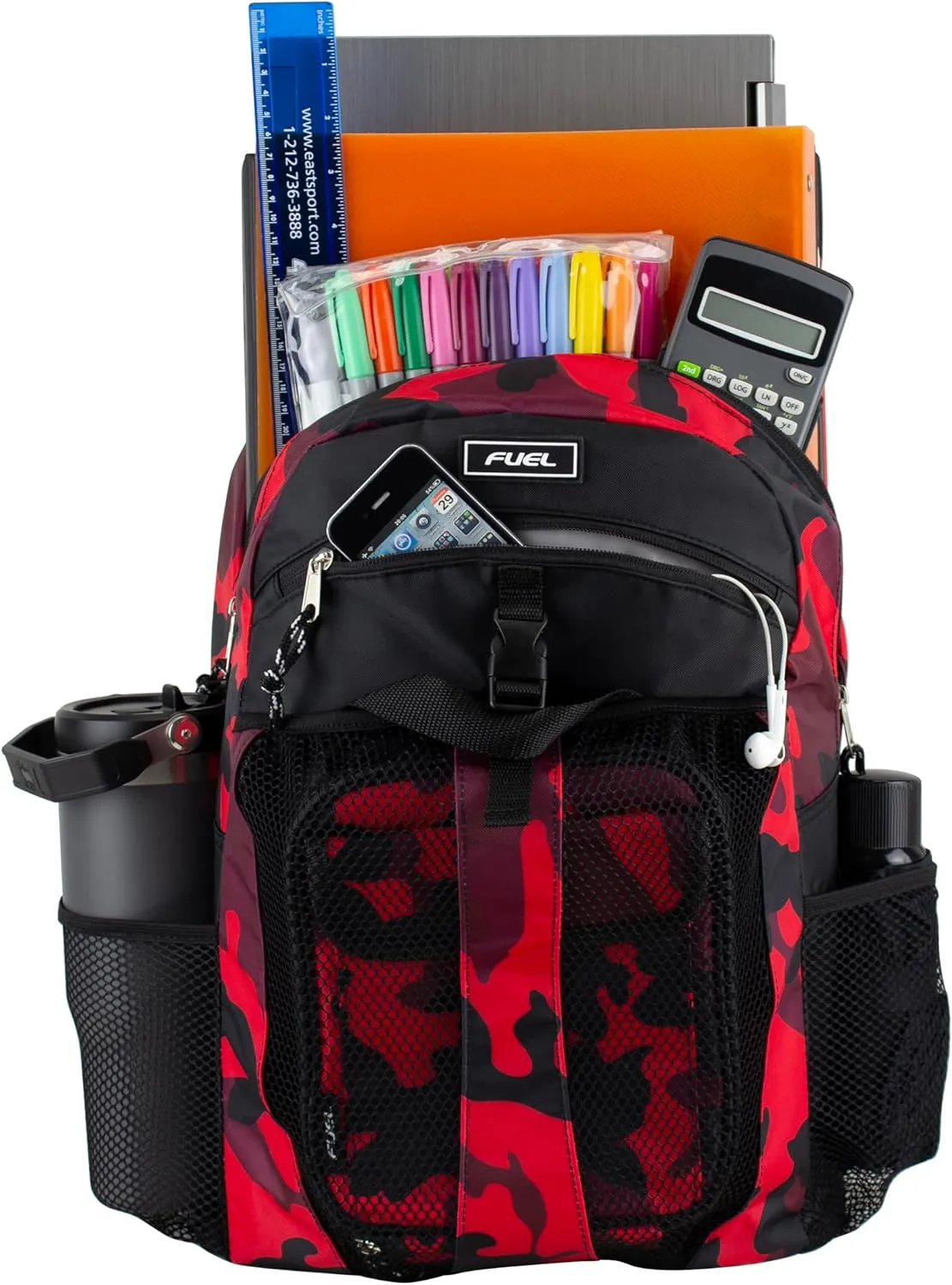 FUEL Travel Backpack Cooler Bag Lunchbox for Work Insulated Cooler Bag Lunch Bag Work Hiking Water Bottle Pockets