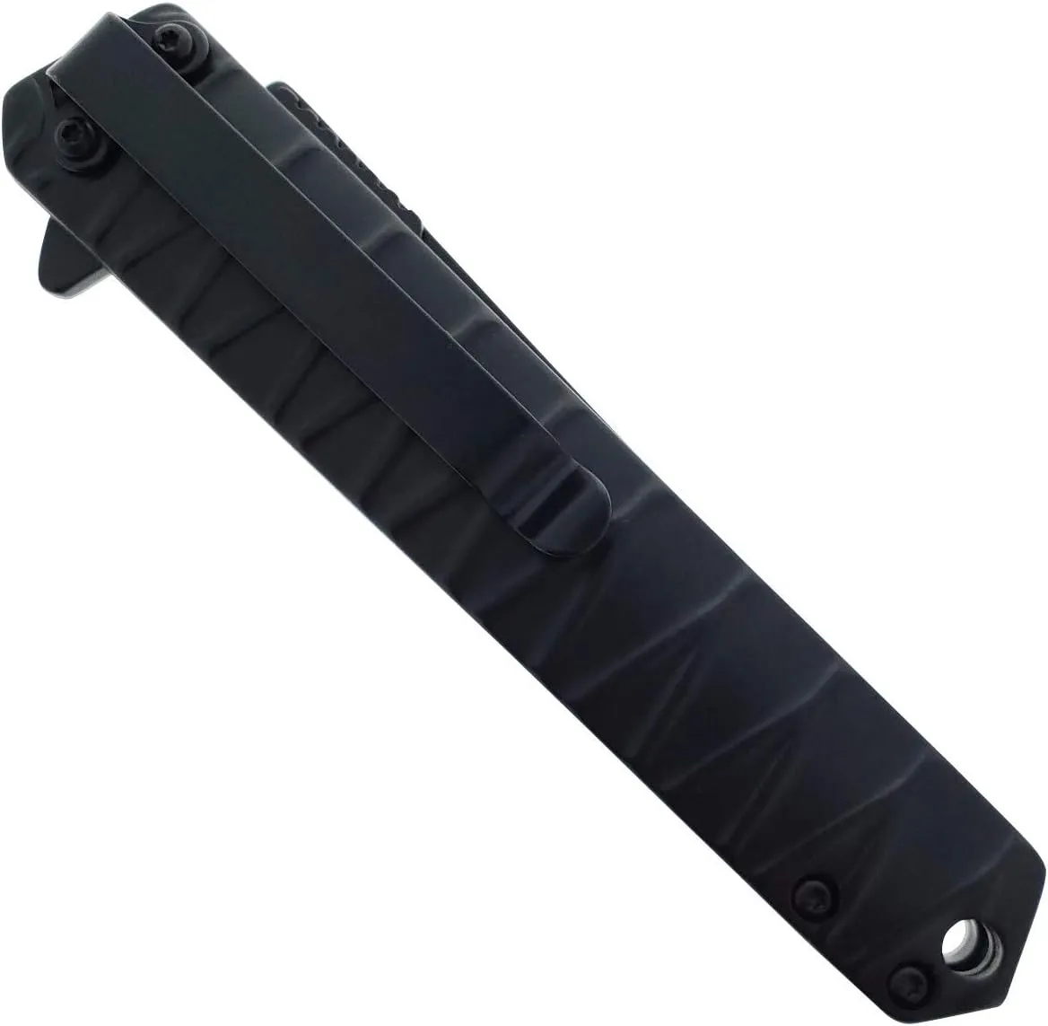 Full Metal Tanto Style Folding Pocket Knife. Titanium Color Coated Blade & Handle. for Gift, Collection, Camping