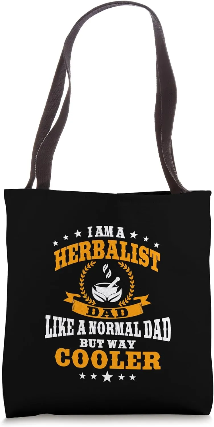 Funny Herbalist Dad Outfit Love Herb For Father's Day Tote Bag