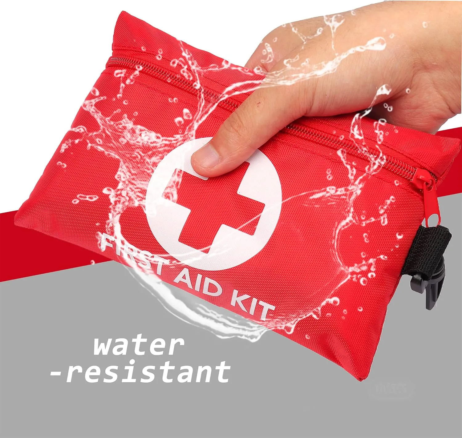 Galaxylense 128 Pcs First Aid Kits Small for Survival Emergency Trauma Military Tactical Medical School Office Home Hunting Camping Hiking Traveling Fishing IFAK EMT Bag (10 Packs)