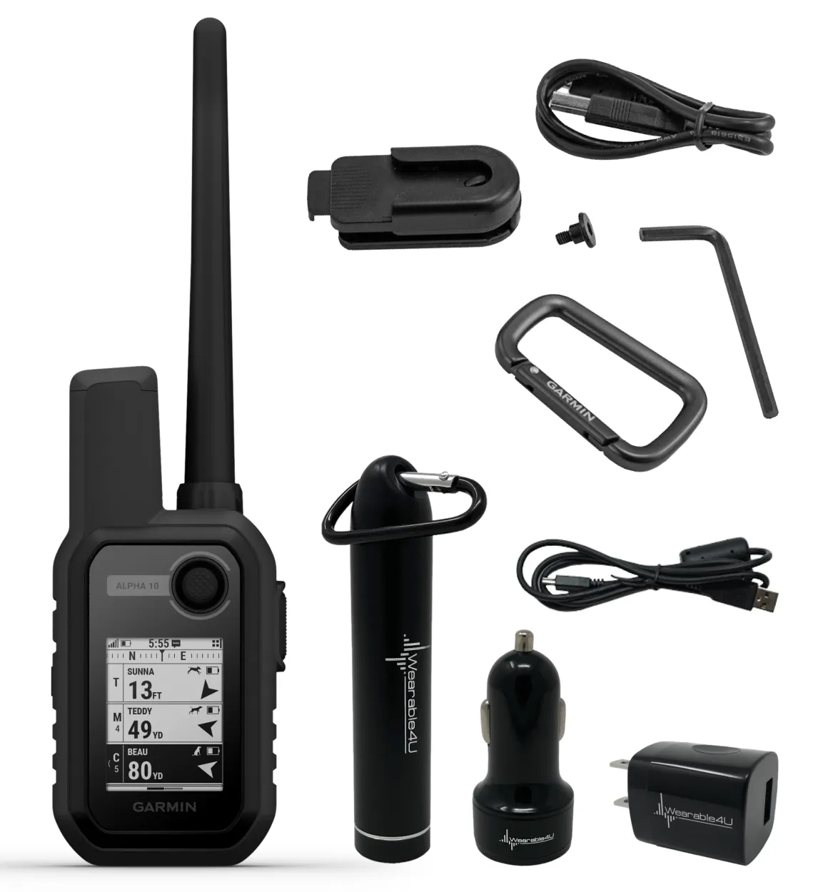 Garmin Alpha 10 Compact Dog Tracking and Training multi-GNSS Handheld