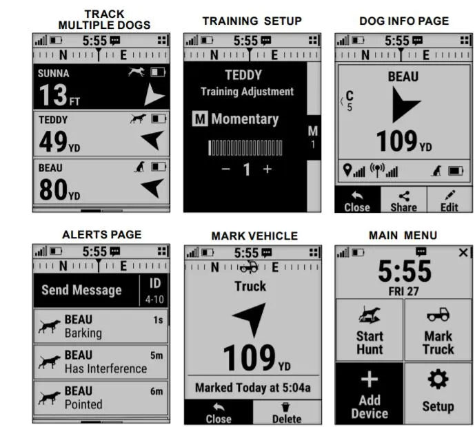 Garmin Alpha 10 Compact Dog Tracking and Training multi-GNSS Handheld