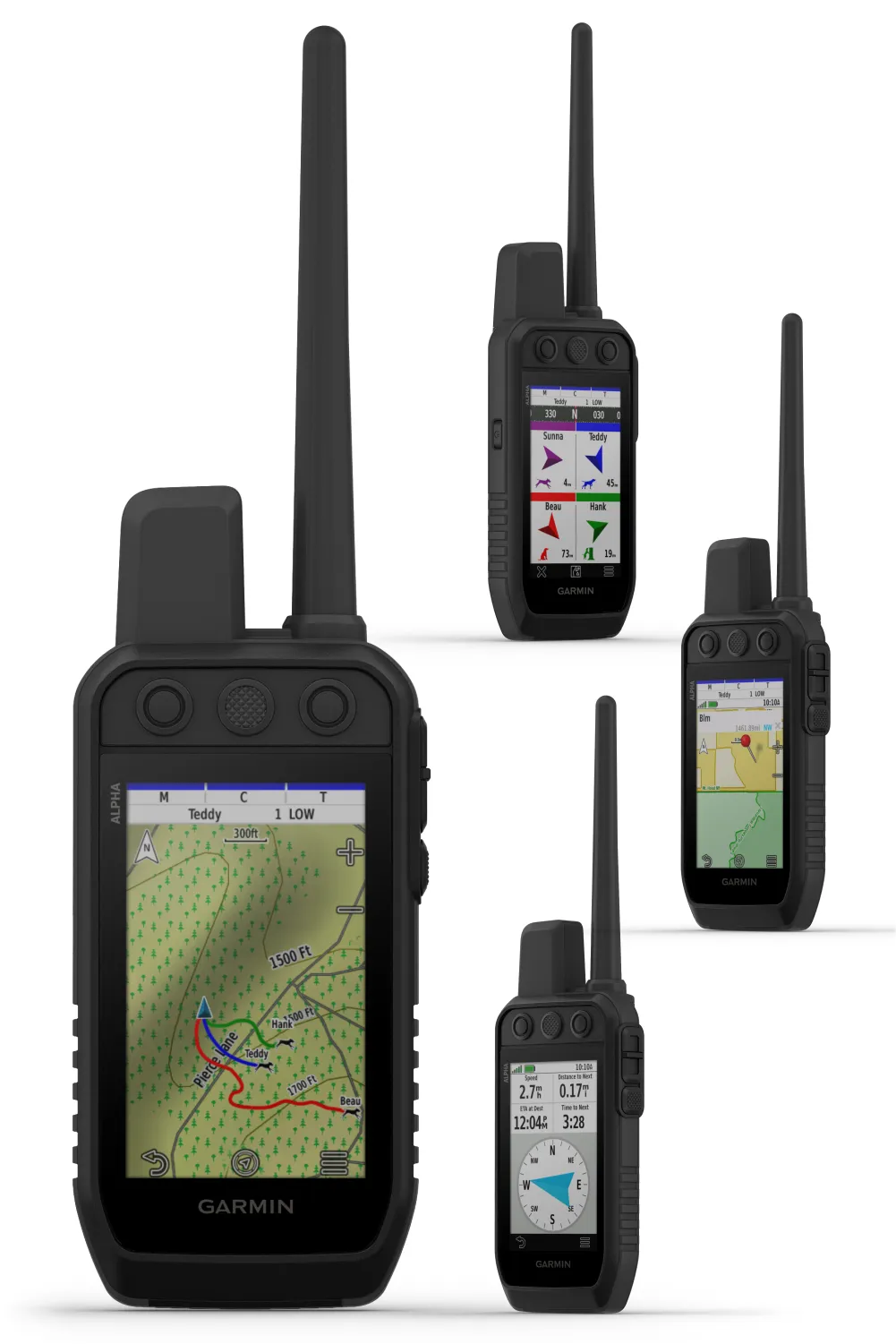 Garmin Alpha 300 / Alpha 300i Advanced Dog Tracking and Training Handheld with Wearable4U Bundle