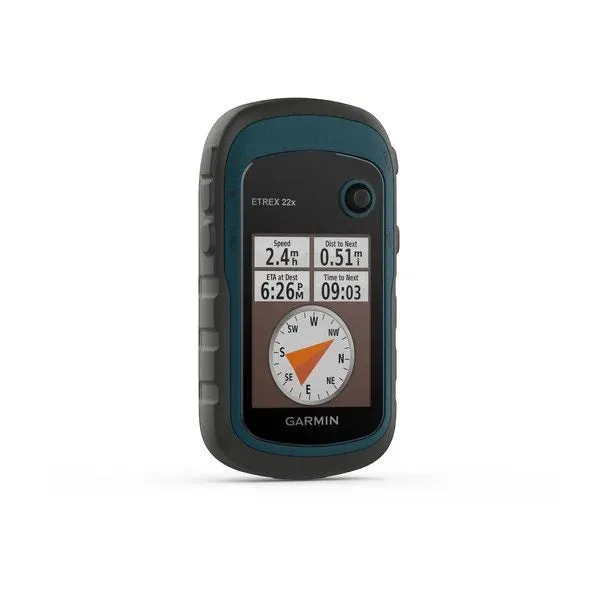Garmin eTrex 22x Rugged Handheld GPS Navigator | 2.2" Sunlight-Readable Color Display