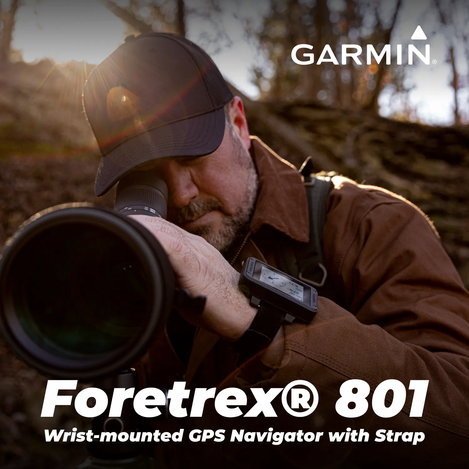 Garmin Foretrex 801 Wrist-mounted GPS Navigator, Tactical Features with AAA Batteries and Wearable4U Power Bank Bundle