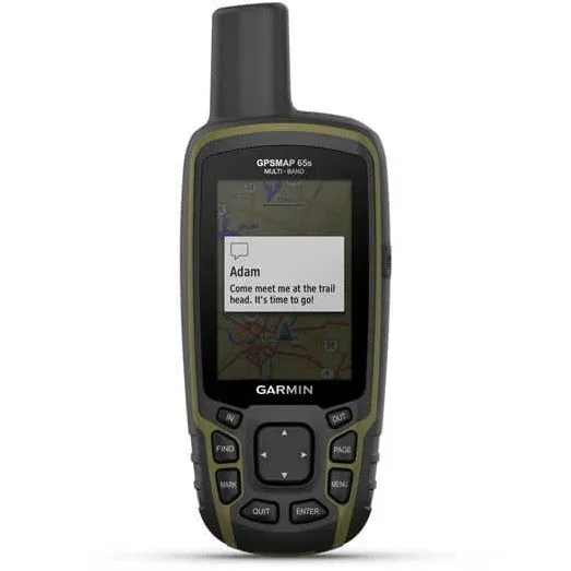 Garmin GPSMAP® 65s Multi-Band/Multi-GNSS Handheld with Sensors GPS