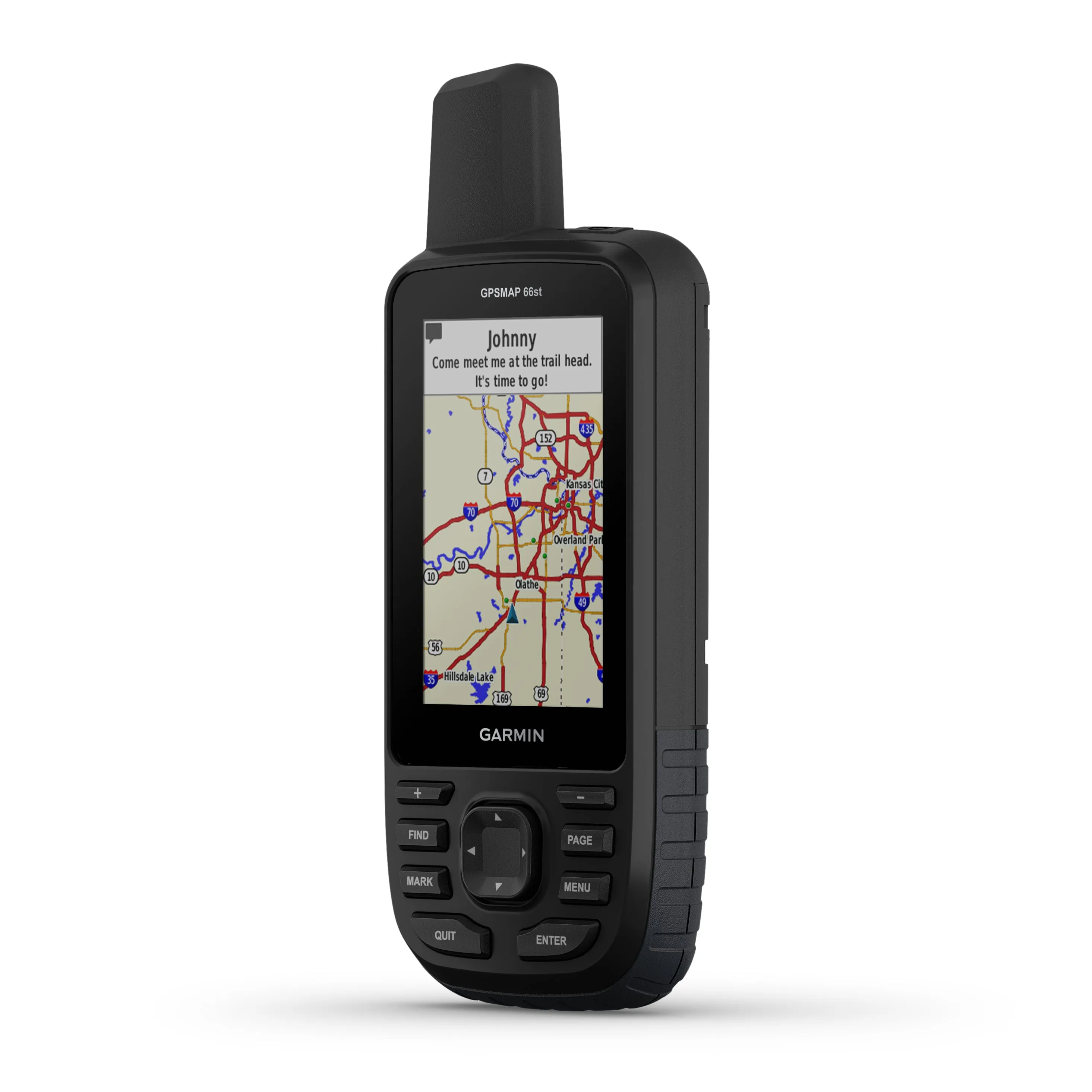 Garmin GPSMAP 66st, Handheld Hiking GPS w/ 3” Color, TOPO Maps 010-01918-10