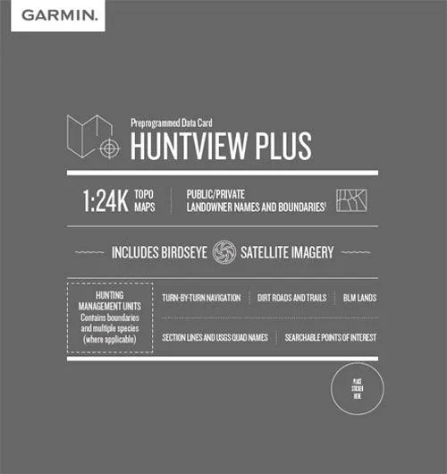 Garmin HuntView™ Plus Maps