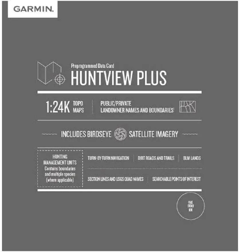 Garmin MicroSD/SD HuntView Plus v2021 - Virginia