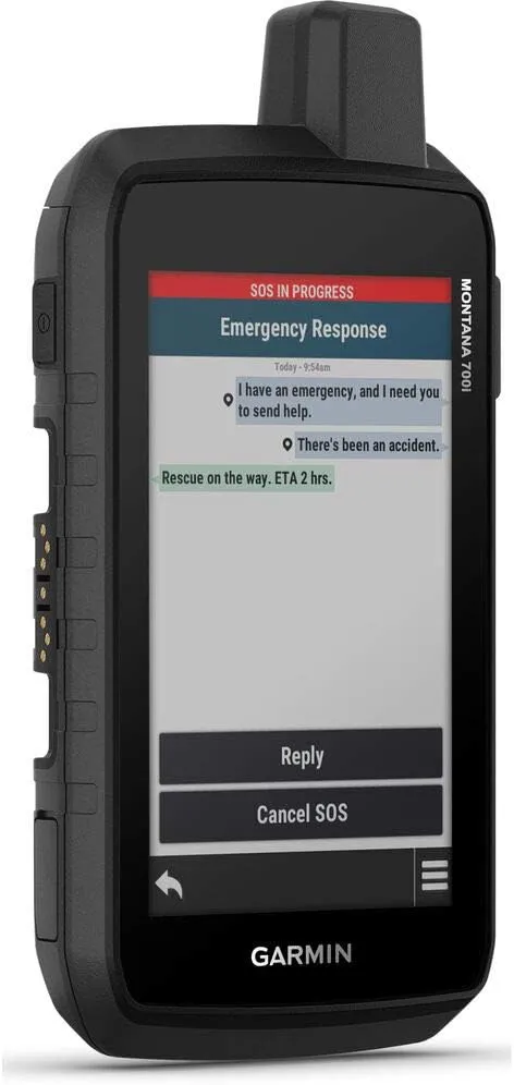 Garmin Montana 750i, Rugged GPS Handheld with Built-in inReach Satellite Technology and 8-megapixel Camera,Glove-Friendly 5"" Color Touchsreen" (010-02347-00)