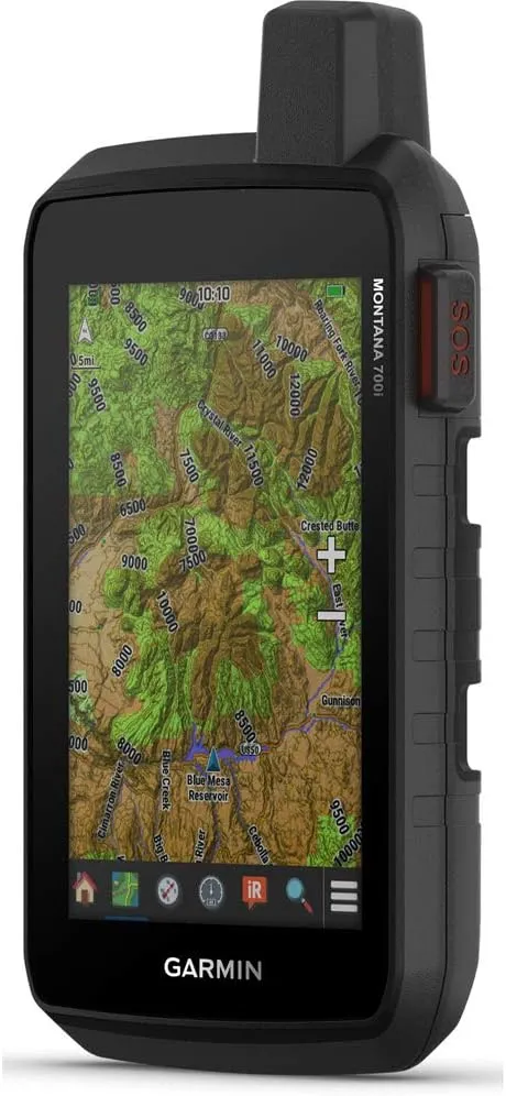 Garmin Montana 750i, Rugged GPS Handheld with Built-in inReach Satellite Technology and 8-megapixel Camera,Glove-Friendly 5"" Color Touchsreen" (010-02347-00)
